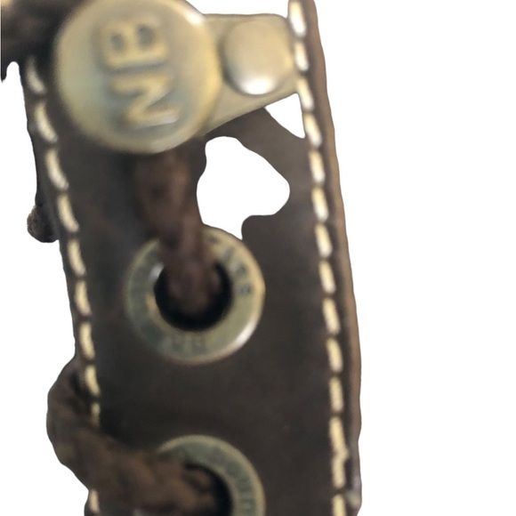 No Boundaries Y2K Lace Up Meg Bootie 9.5 Chunky Rugged Faux Leather Dark Brown - Picture 8 of 8